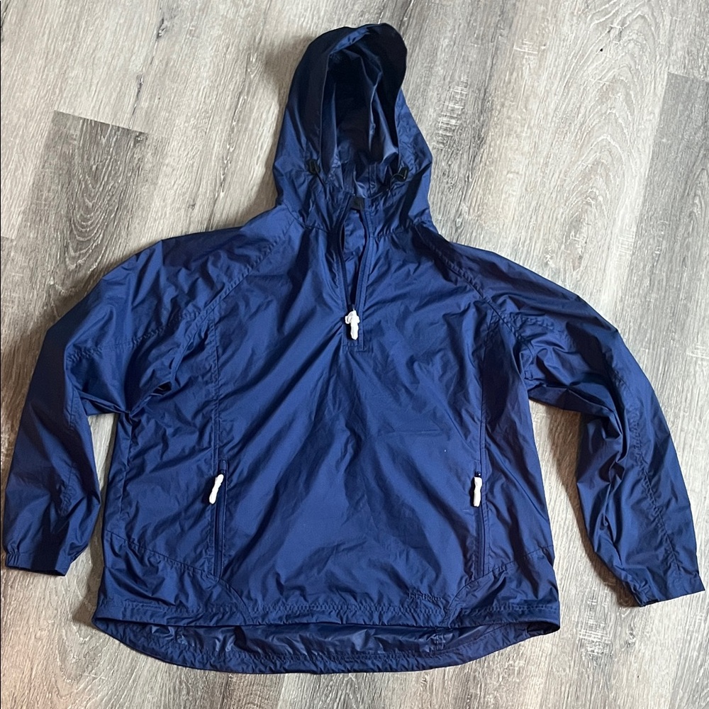 L.L. Bean NWOT Navy Blue Windbreaker Jacket 1X